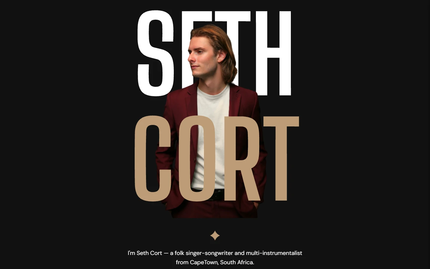 Seth Cort website screenshot
